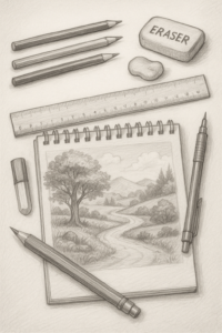 landscape drawing