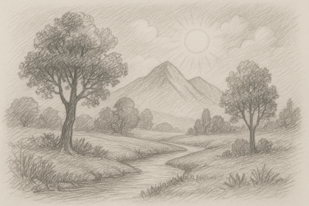 landscape drawing