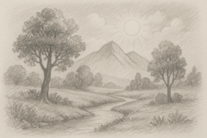 landscape drawing