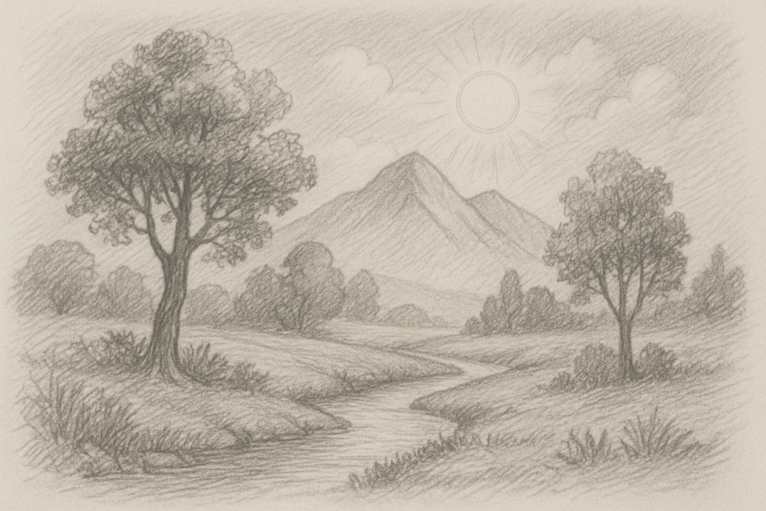 landscape drawing