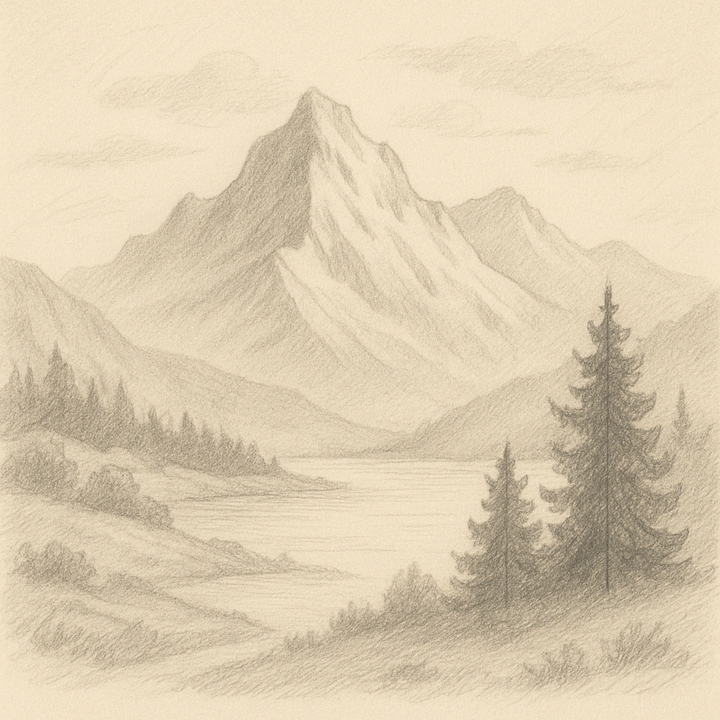 landscape drawing