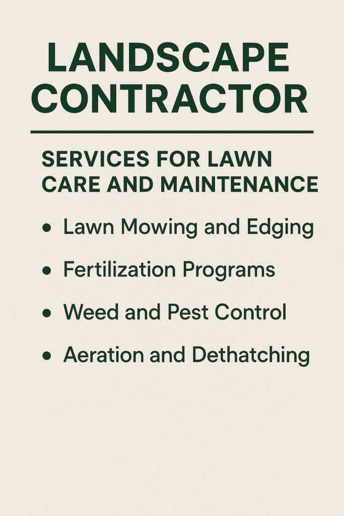landscape contractor