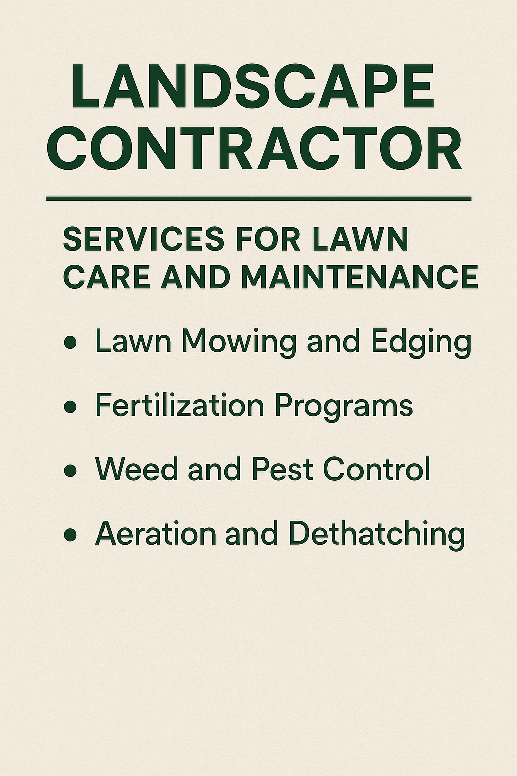 landscape contractor