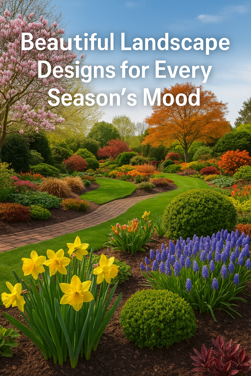 Beautiful Landscape Designs for Every Season’s Mood