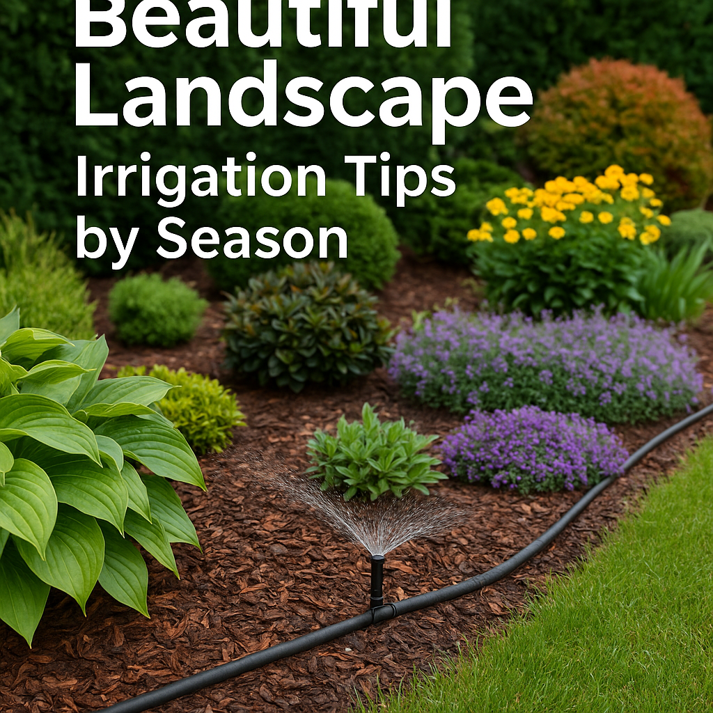 Beautiful Landscape Irrigation Tips by Season